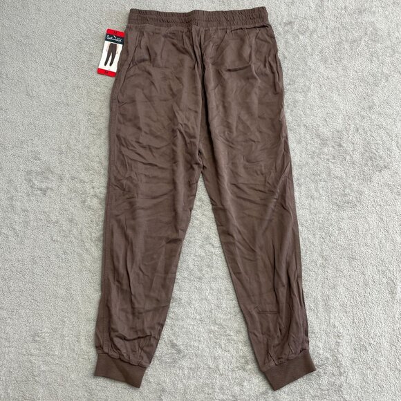 NEW Splendid Women's Size M Rayon Jogger Pants Brown - Picture 5 of 8